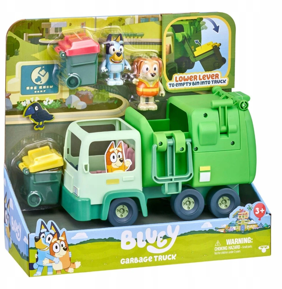 Bluey Rinkinys šiukšliavežis