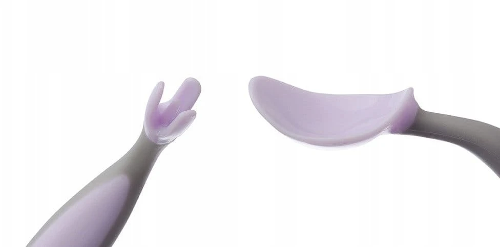 BLW vaikiškų stalo įrankių Gelato Boysenberry b.box šakutės šaukštas dėkle