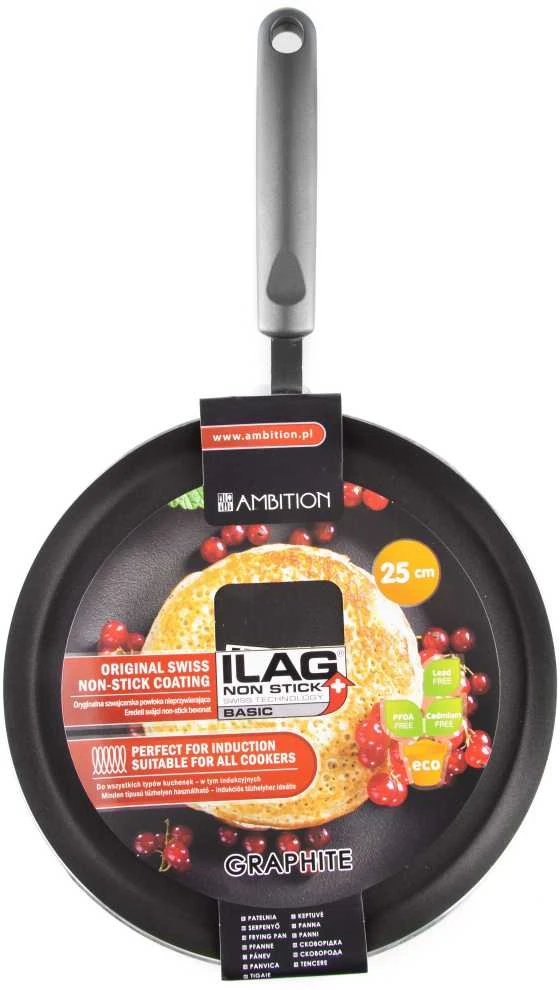 Dajar Blynų keptuvė Graphite Ambition Ø25cm indukcin. viryklėms