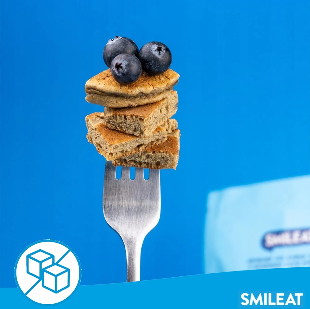 Blynų mišinys be glitimo 125g su mėlynėmis BIO SMILEAT