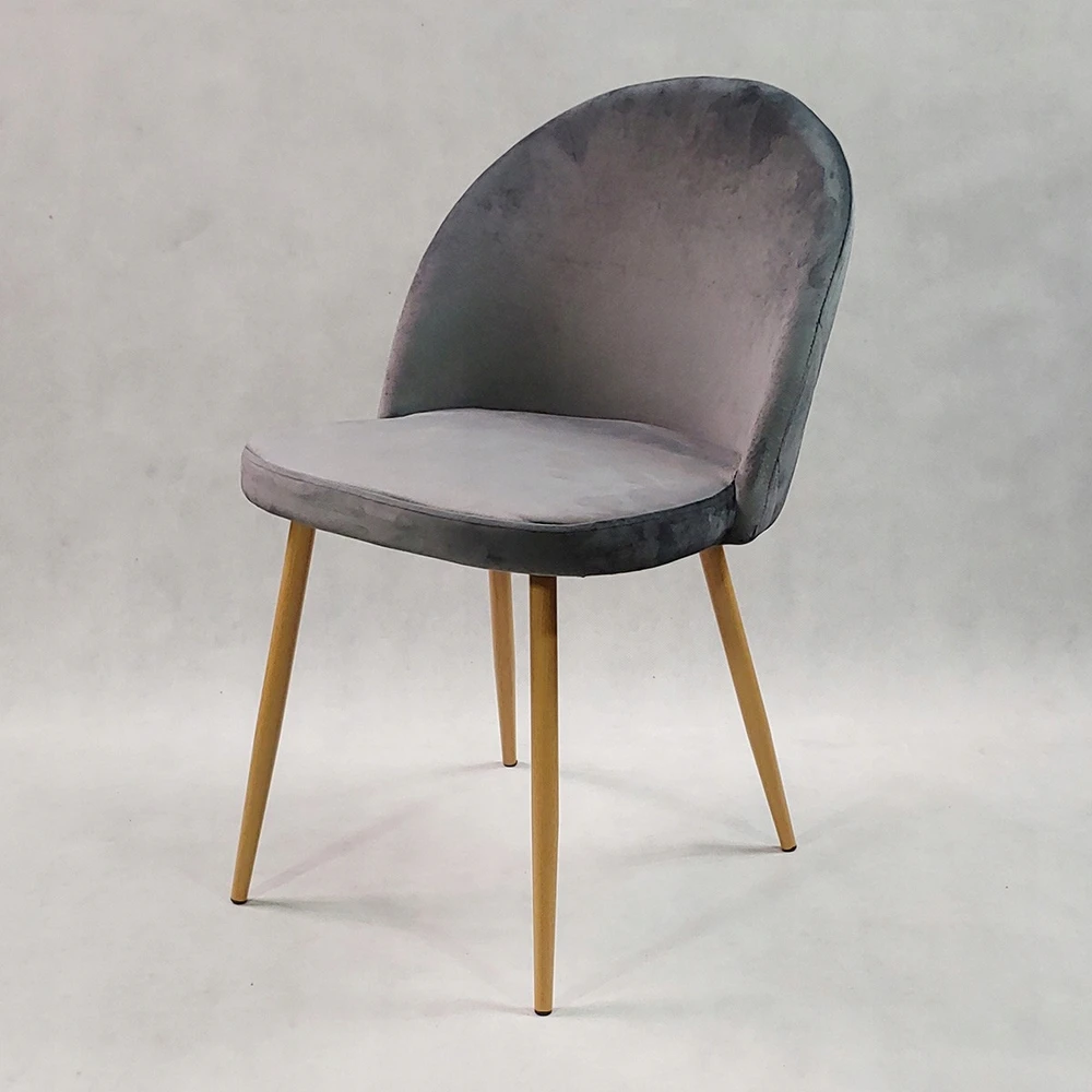 Bm Design 4 Denver Velvet kėdės, aptrauktos juodu aksomu