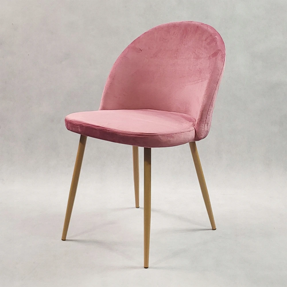 Bm Design 4 Denver Velvet kėdės, aptrauktos juodu aksomu