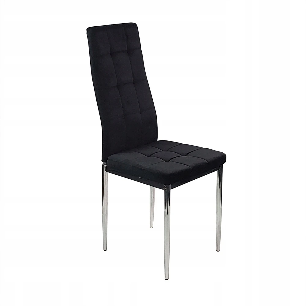 Bm Design 4 MONAKO VELVET kėdės, juodos