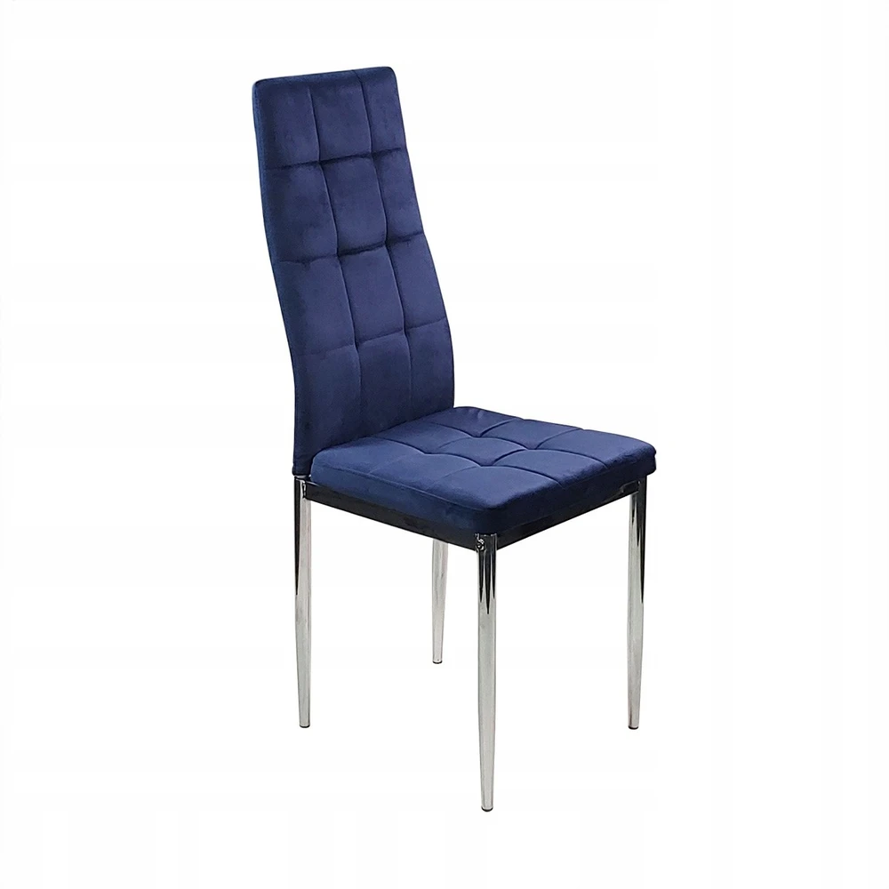 Bm Design 4 MONAKO VELVET kėdės, tamsiai mėlynos, apmuštos aksomu