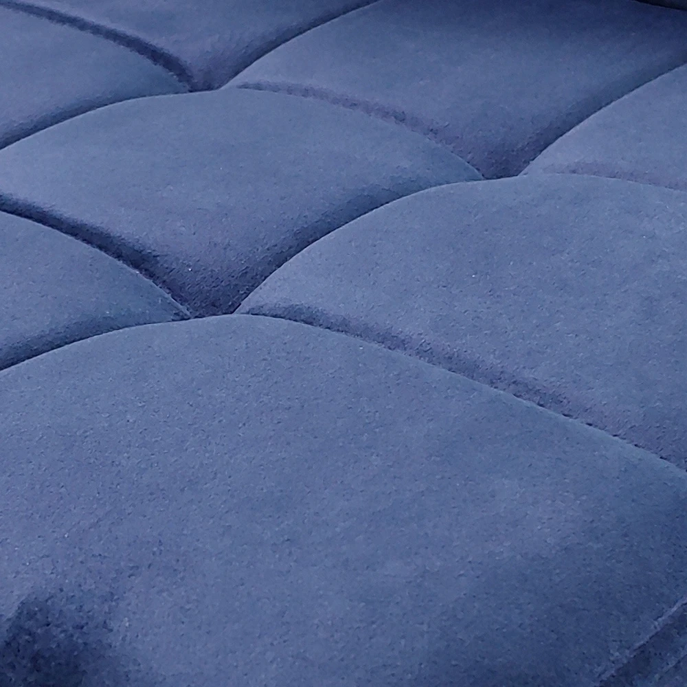 Bm Design 4 MONAKO VELVET kėdės, tamsiai mėlynos, apmuštos aksomu