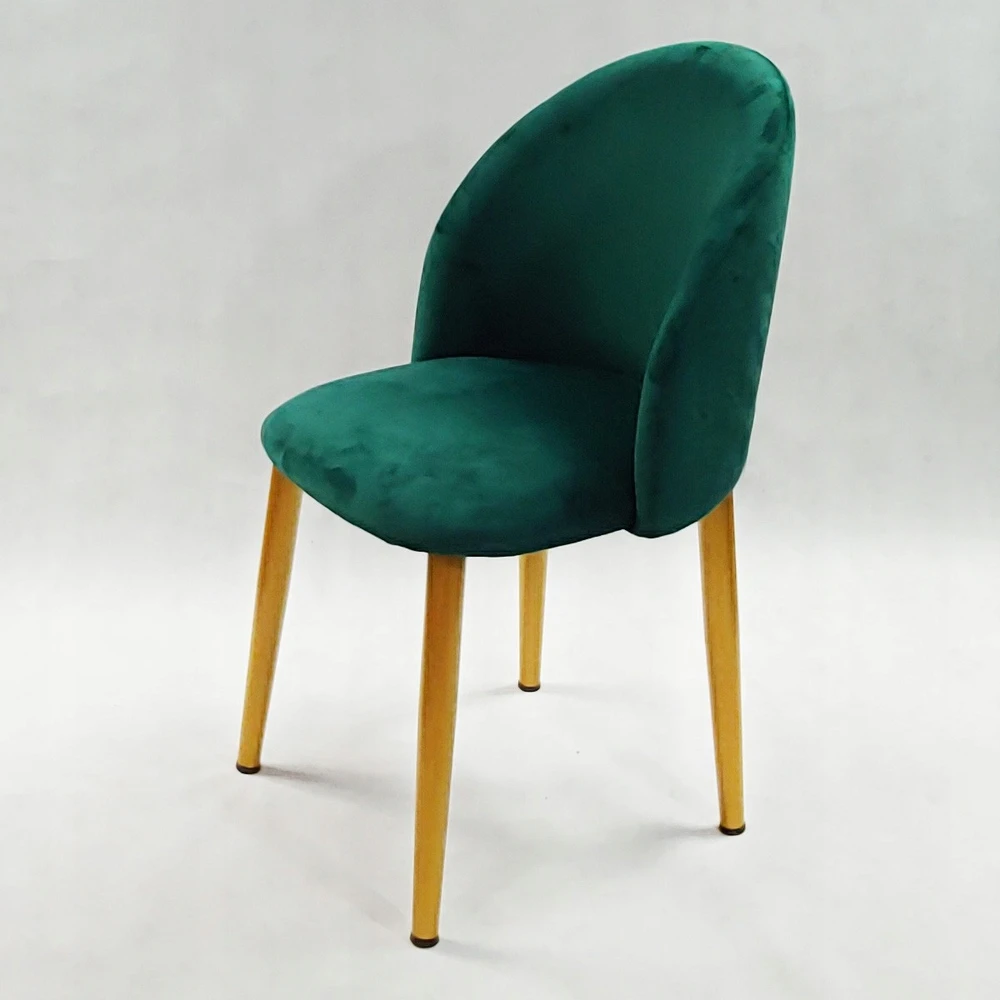 Bm Design DENWER GOLD VELVET kėdė, žalias aksomas