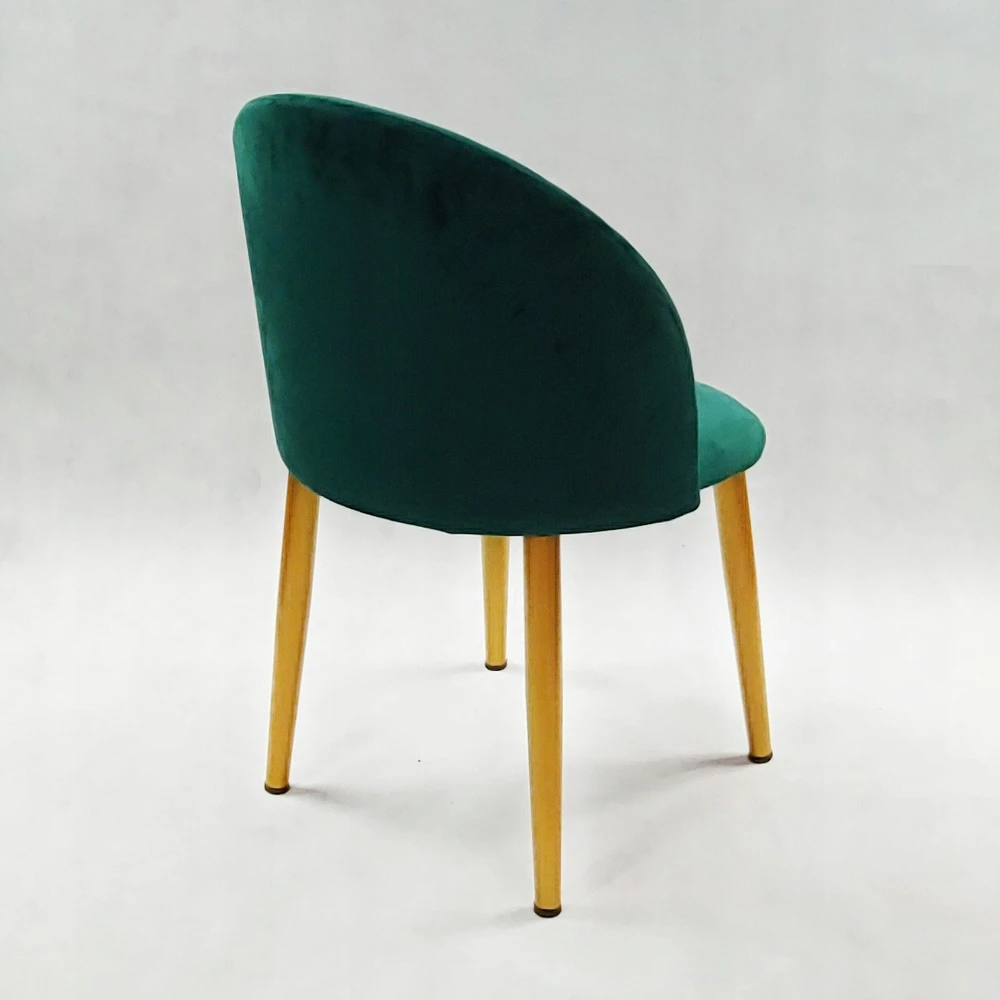 Bm Design DENWER GOLD VELVET kėdė, žalias aksomas