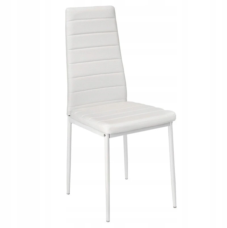 Bm Design Gražios baltos kėdės, 6 vnt., apmuštos