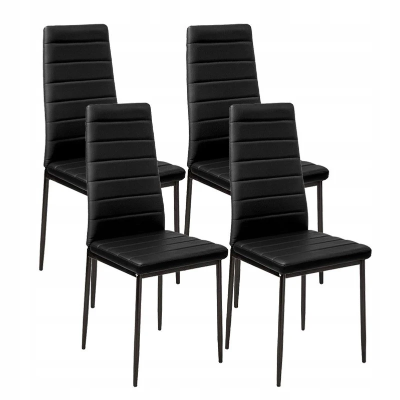 Bm Design Gražios juodos kėdės, 6 vnt