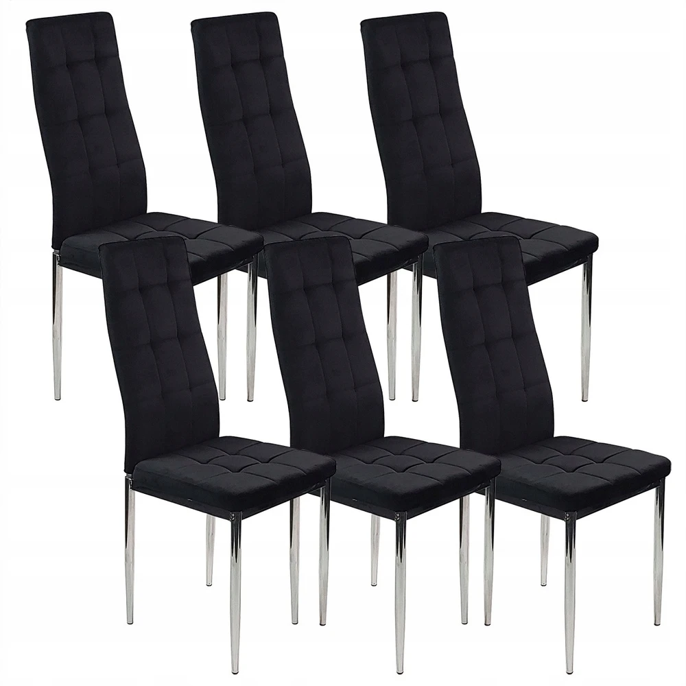 Bm Design MONAKO VELVET kėdė, juoda