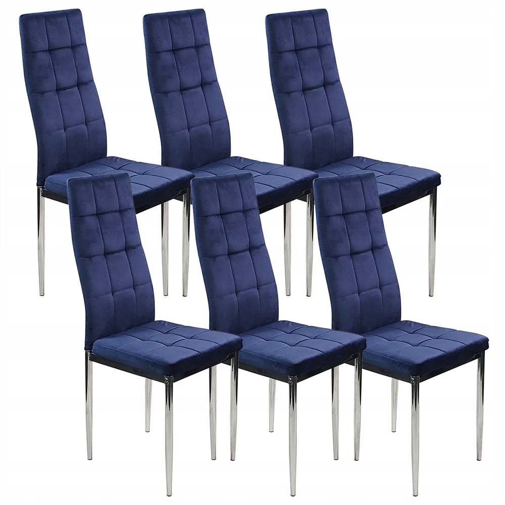 Bm Design MONAKO VELVET kėdė, tamsiai mėlyna, apmušta aksomu