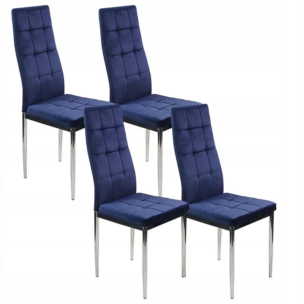 Bm Design MONAKO VELVET kėdė, tamsiai mėlyna, apmušta aksomu