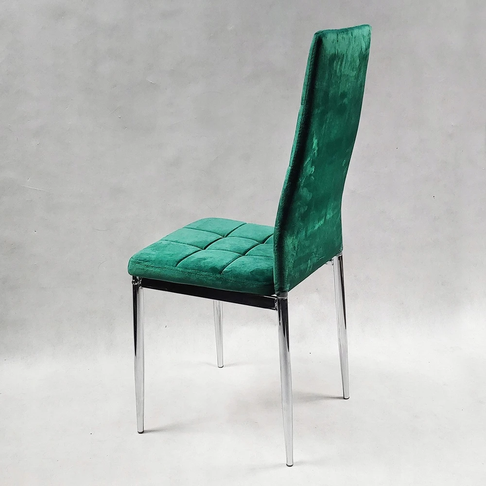 Bm Design Monako Velvet kėdė, žalia, apmušta aksomu