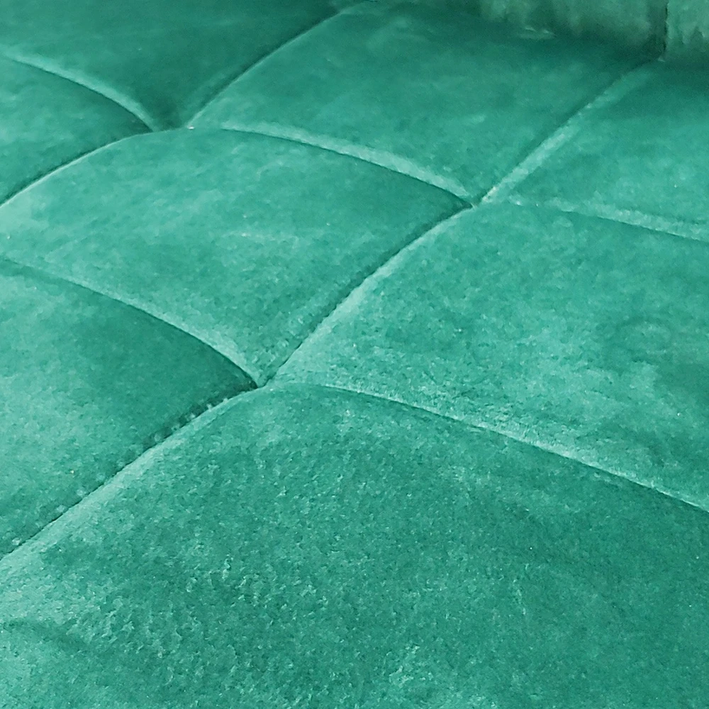 Bm Design Monako Velvet kėdė, žalia, apmušta aksomu
