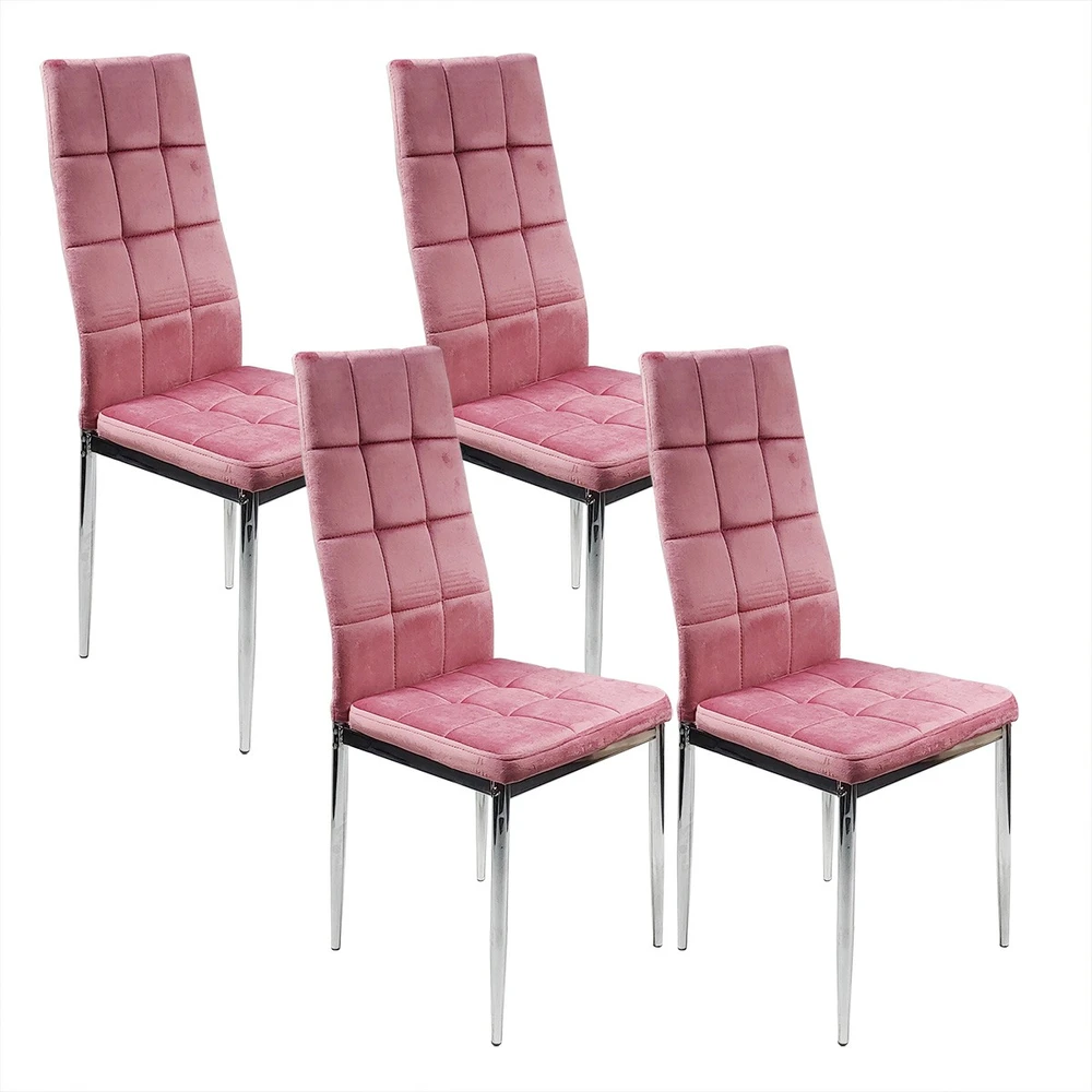 Bm Design MONAKO VELVET rožinė kėdė aptraukta aksomu