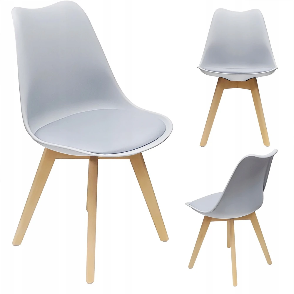 Bm Design NORDEN kėdė, pilka pagalvėlė