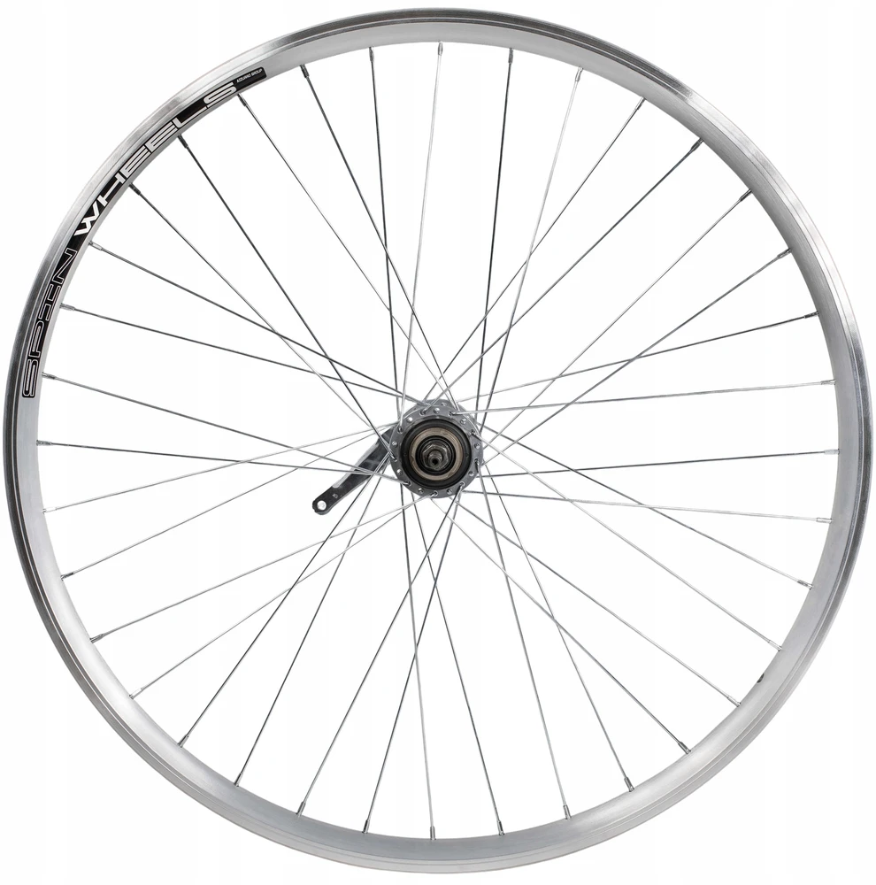 BMR Galinis dviračio ratas 28 colių Shimano Nexus 3 greičių Sidabrinis sustiprintas