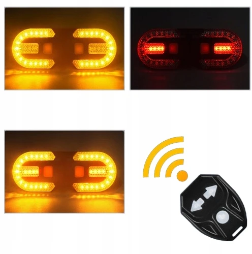 Bntrade DVIRAČIO POSUSIŲ SIGNALO KRYPTYS DVIRAČIO LEMPAS GALINIS USB SIGNALO SIGNALAS