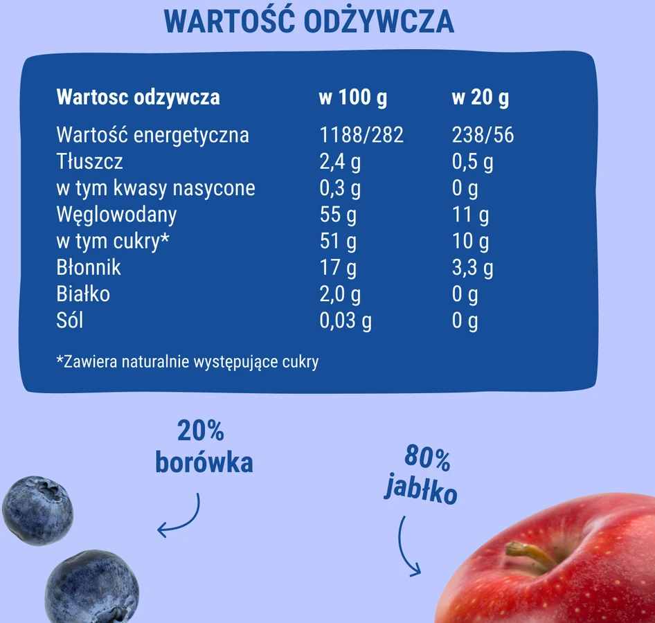 BOB SNAIL Blueberry Multifruit vaisių drebučiai 160g 8vnt, be cukraus, be glitimo