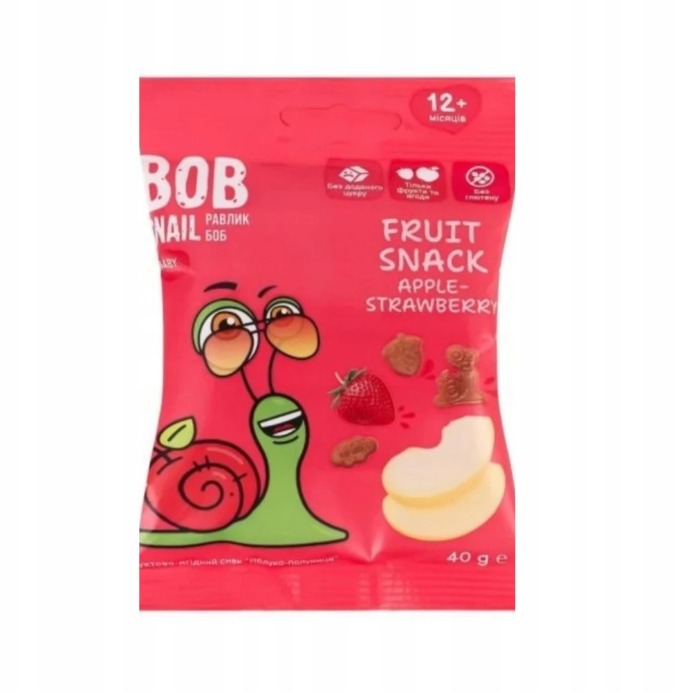 BOB SNAIL owocowe ŻELKI mix SMAKÓW 7 x 40g