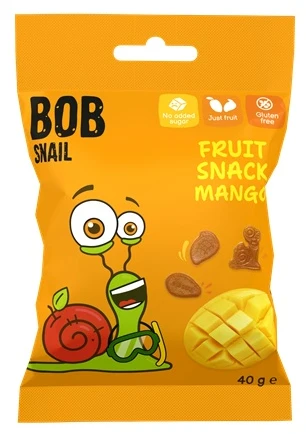BOB SNAIL owocowe ŻELKI mix SMAKÓW 7 x 40g