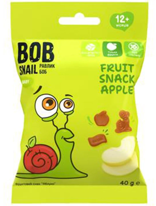 BOB SNAIL owocowe ŻELKI mix SMAKÓW 7 x 40g