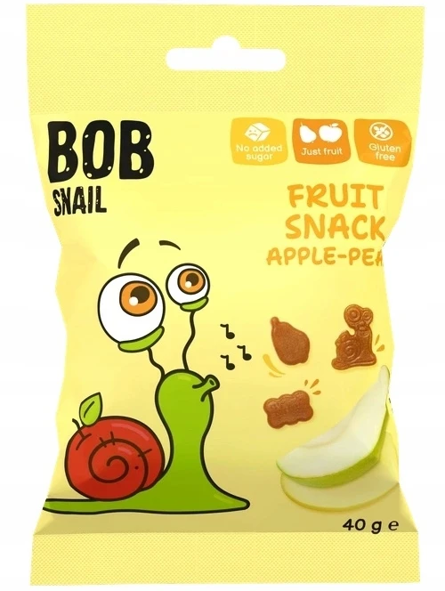 BOB SNAIL owocowe ŻELKI mix SMAKÓW 7 x 40g