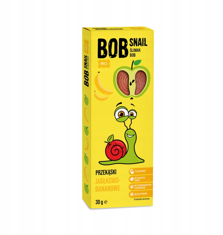 Bob Snail Rollsy Snail Snack Skonių MIX 10 x 30 g
