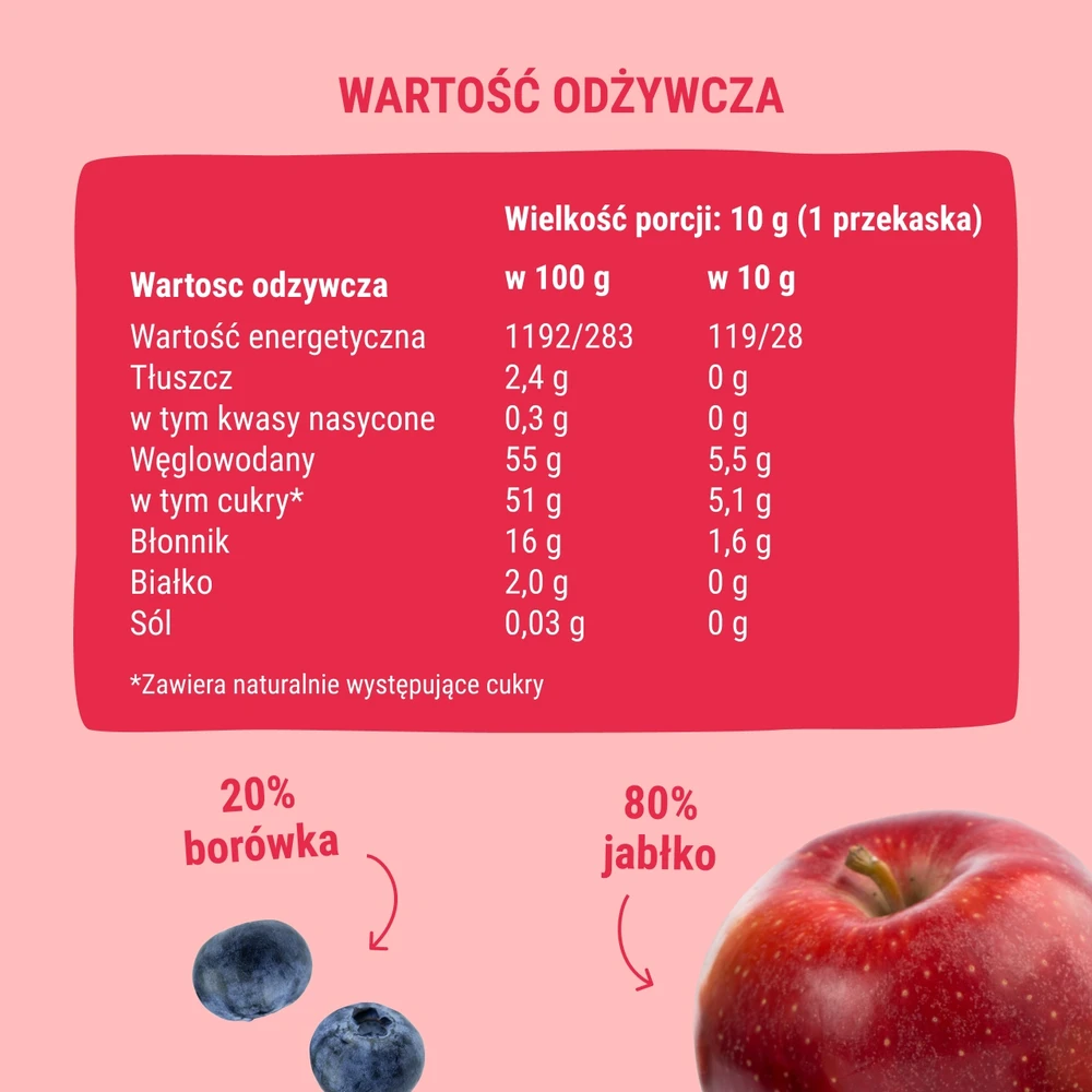 BOB SNAIL vaisių suktinukai Braškių mėlynių 200g MIX 20 vnt, be cukraus, veganiški