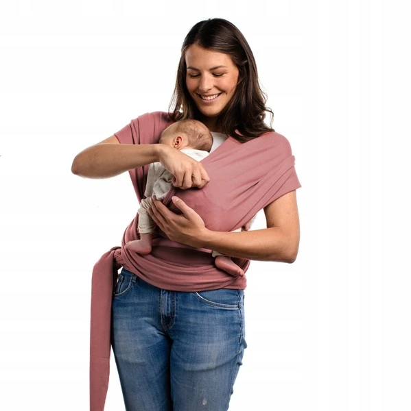 Kūdikio nešioklė Boba Wrap, rausva