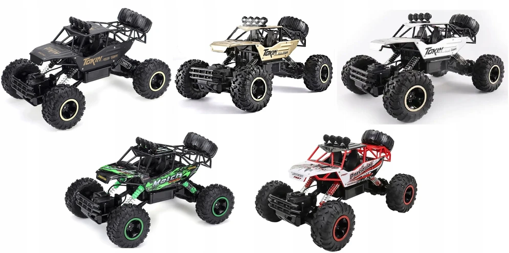 Bobo San DIDELIS RC CAR 4x4 DRIVE AUTO Pultas RC METAL BUGGY 36cm