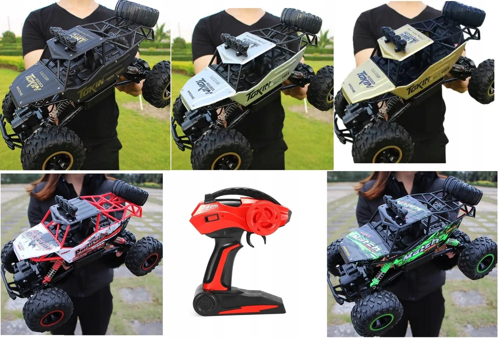 Bobo San DIDELIS RC CAR 4x4 DRIVE AUTO Pultas RC METAL BUGGY 36cm