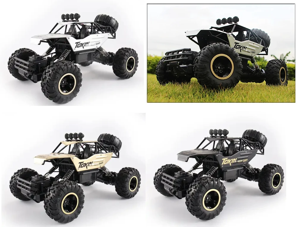 Bobo San DIDELIS RC CAR 4x4 DRIVE AUTO Pultas RC METAL BUGGY 36cm