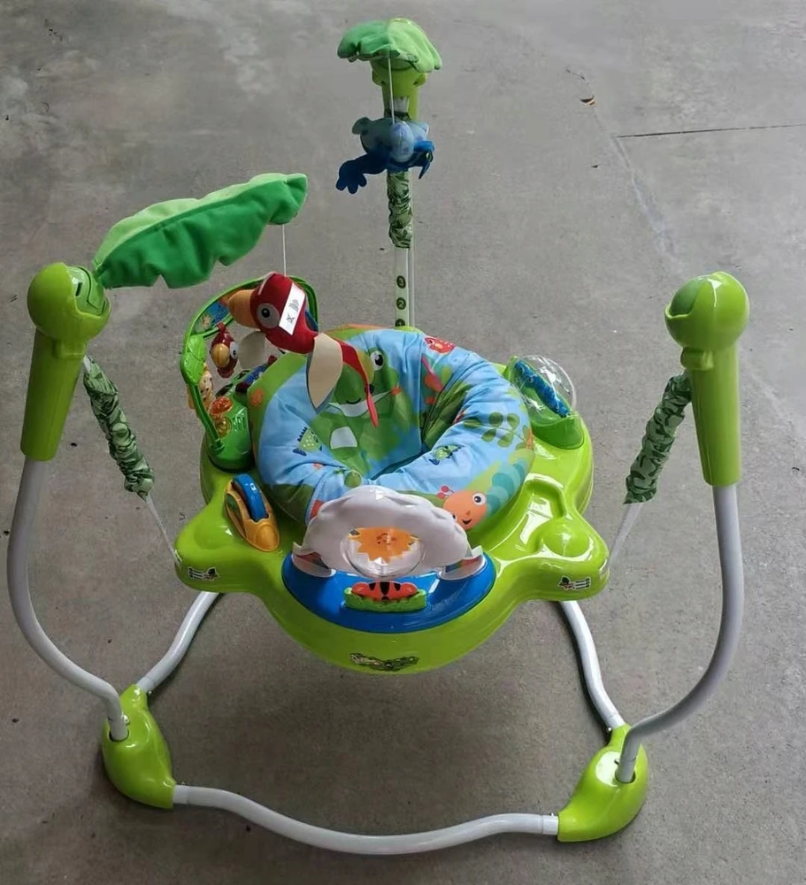 Bobo San JUMPER WALKER TROPINIŲ MIŠKŲ MELODIJAS ŠVIESOS INTERAKTYVUS GARSO