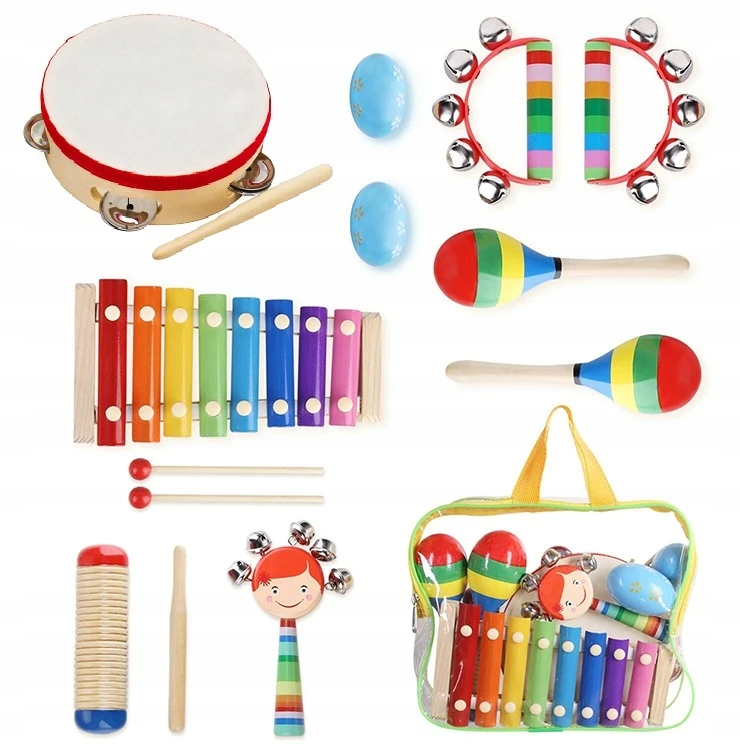 Bobo San MEDINIAI MUZIKOS INSTRUMENTAI VAIKAMS KURPINĖJE CULMER SET KUPRINĖ