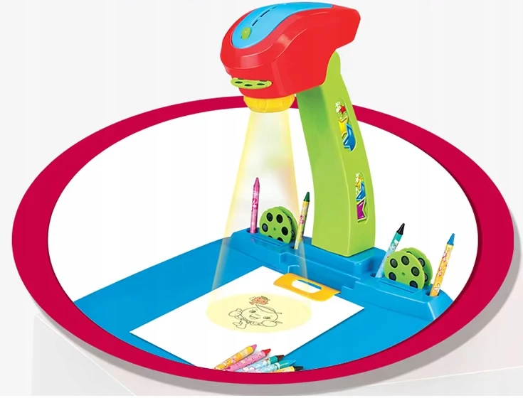 Bobo-San PROJEKTORIUS PROJEKTORIUS, SKIRTA MOKYTIS PIEŠIMO PAVEIKSLĖS TAPYBOS 36 SKAIDRĖS DABATAIS