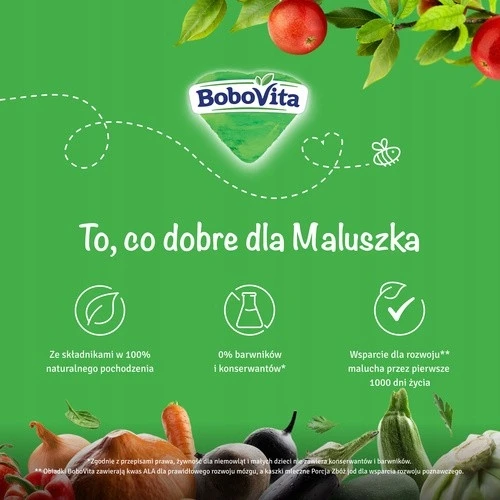 BoboVita, brokoliai, 4 m, 125 g