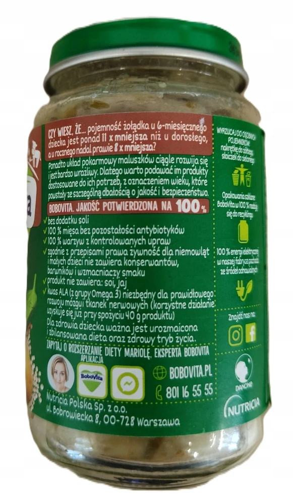 BoboVita Kashotto! Kvinoja su veršiena ir cukinijomis po 7 mėnesių 190 g