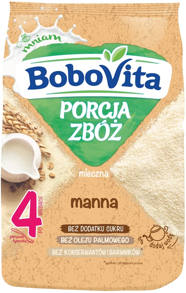 BOBOVITA Manų kruopų pieno košė 210 g