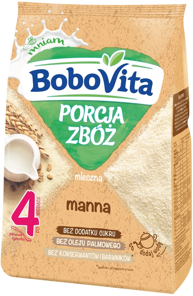 BOBOVITA Manų kruopų pieno košė 210 g