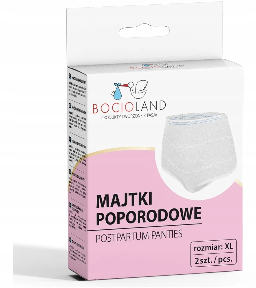Bocioland kelnaitės nėščioms daugkartinės XL dydis, 2 vnt., BL028