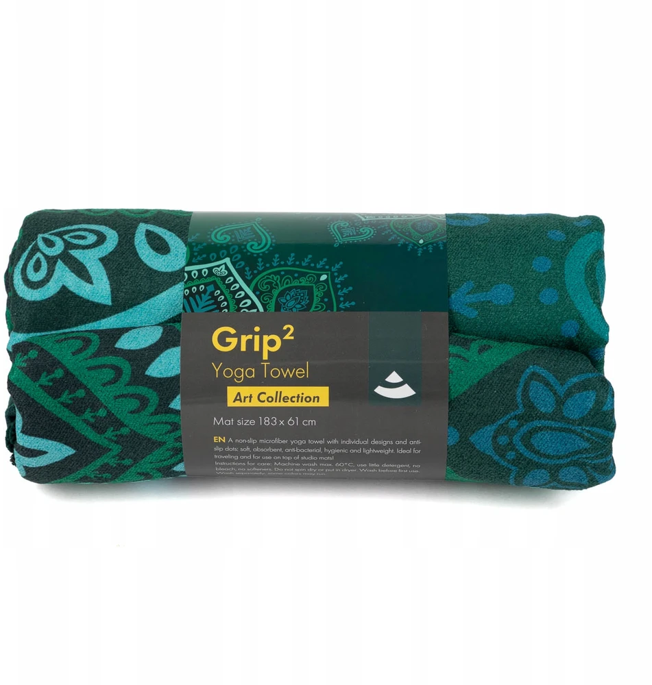Bodhi Yoga GRIP² „Mandale“ jogos rankšluostis, „Jungle Žalias“