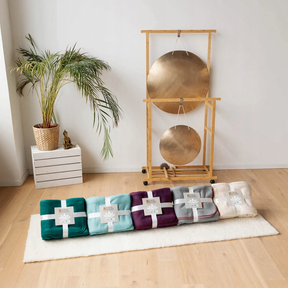 Bodhi Yoga Jogos antklodė, Bodhi, Asana, mėlyna, 140x200 cm
