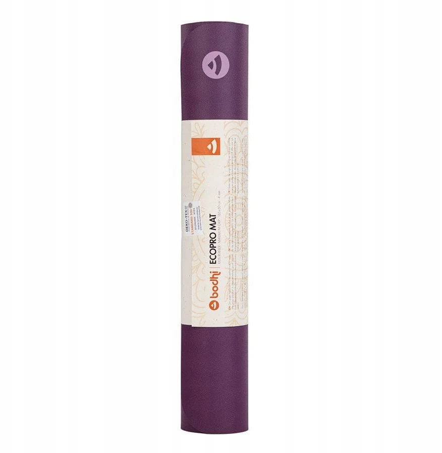 Bodhi Yoga Jogos kilimėlis, Bodhi, EcoPro, 185x60 cm, violetinis, 4 mm