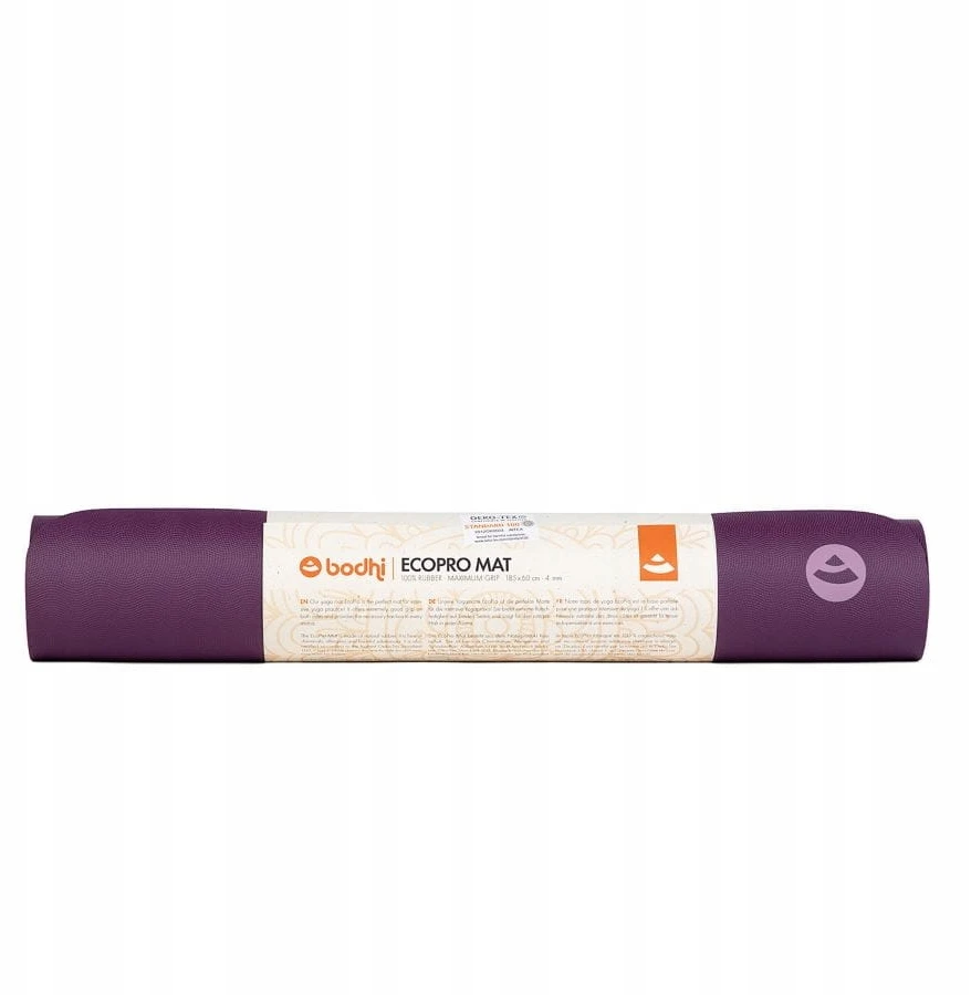 Bodhi Yoga Jogos kilimėlis, Bodhi, EcoPro, 185x60 cm, violetinis, 4 mm