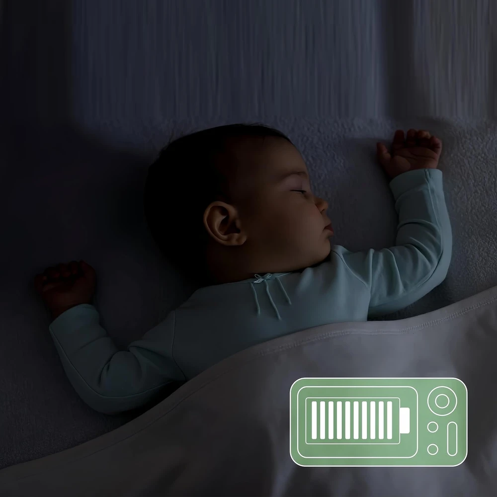 Boifun Baby Monitorius 2 LCD kameros 4,3 colio dvipusis ryšys 144 val. budėjimo režimas