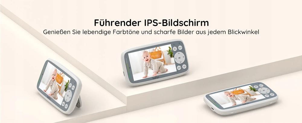 Boifun ELECTRONIC NANNY 2 LIVE LCD CAMERA NAKTINIS REŽIMAS LCD ekranas su MIKROFONU