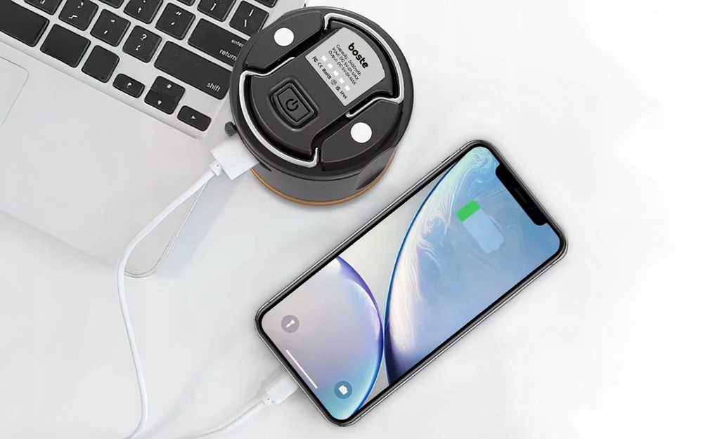 BOSTE LED CAMPING LAMP TOURIST POWERBANK BELAIDAS USB KIŠKLAS