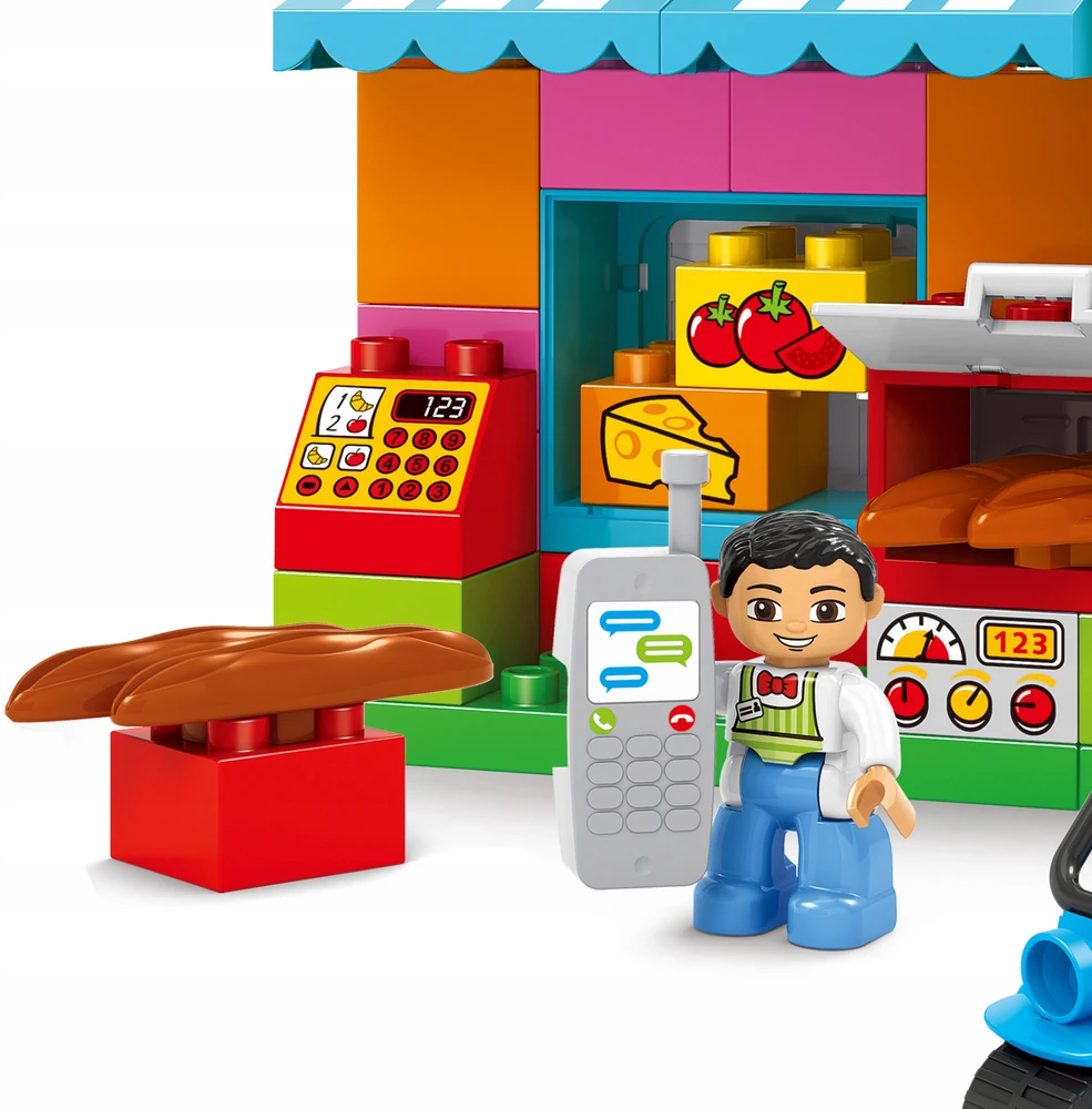Bounn Kaladėlės KONSTRUKCYJNE Rinkinys EDUKACYJNY PREZENT DLA DZIECI COFFEE SHOP 3+
