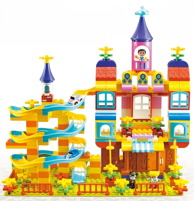 Lean Toys Bounn KONSTRUKCIJOS BLOKAI GERIAUSIA DOVANA VAIKUI DIDELIS KEKO RINKINYS 209 Vnt.